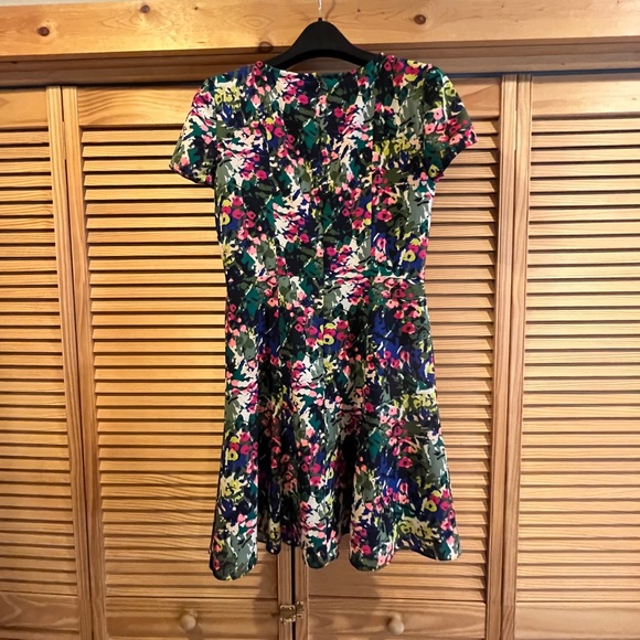 Jcrew multicolor floral dress size 4 - Picture 4 of 5